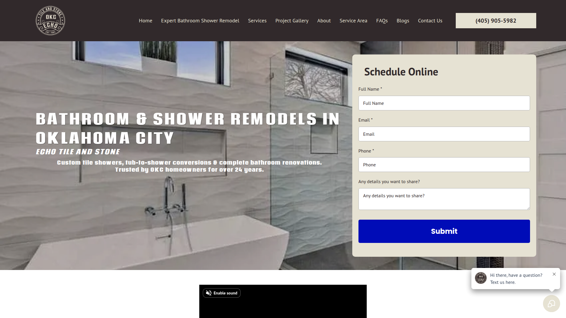 Echo Tile and Stone client testimonial