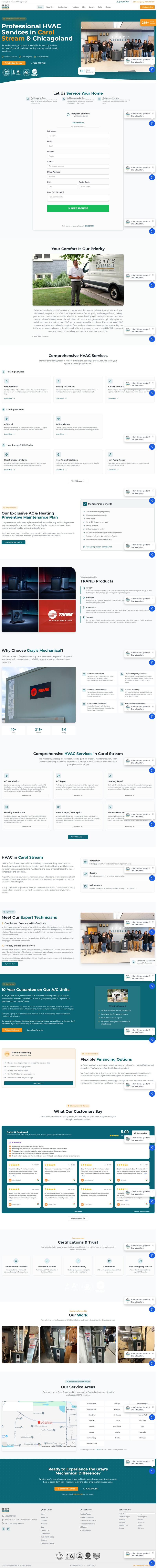 Gray's Mechanical website screenshot